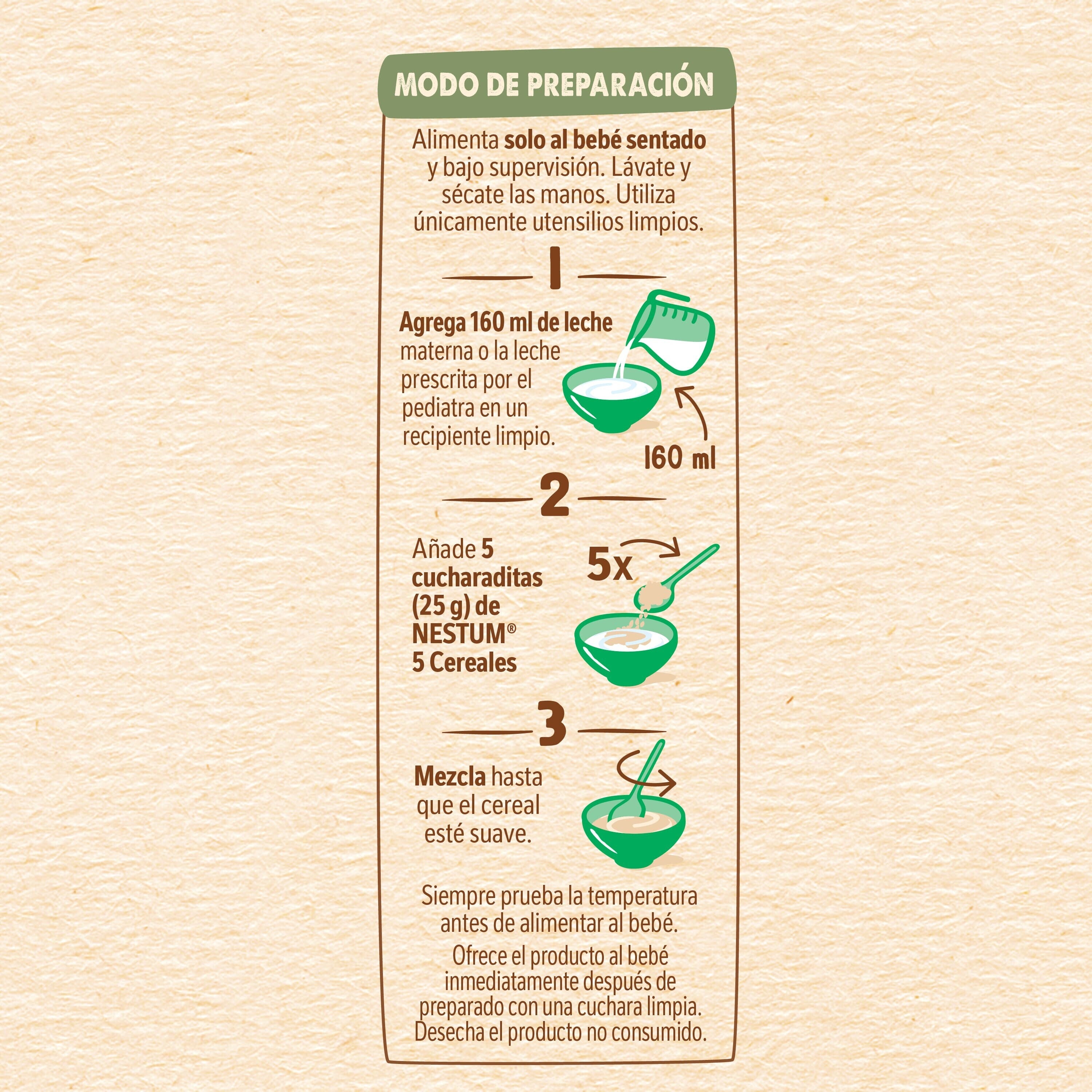 Cereal Infantil NESTUM® 5 Cereales