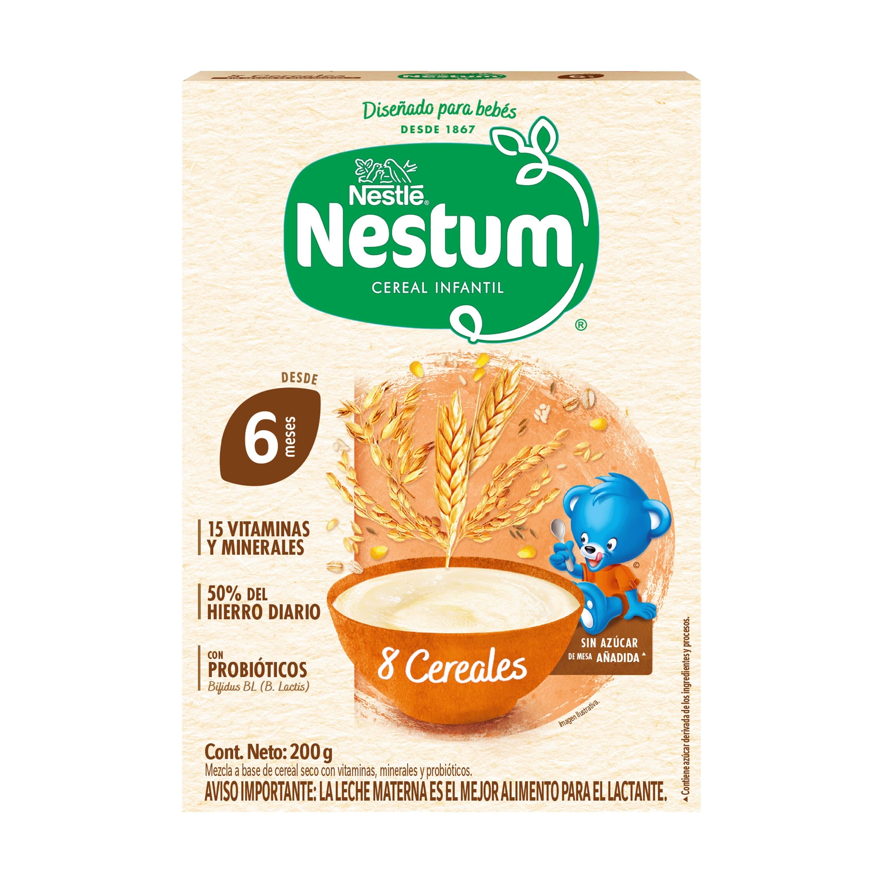 Cereal Infantil NESTUM® 8 Cereales