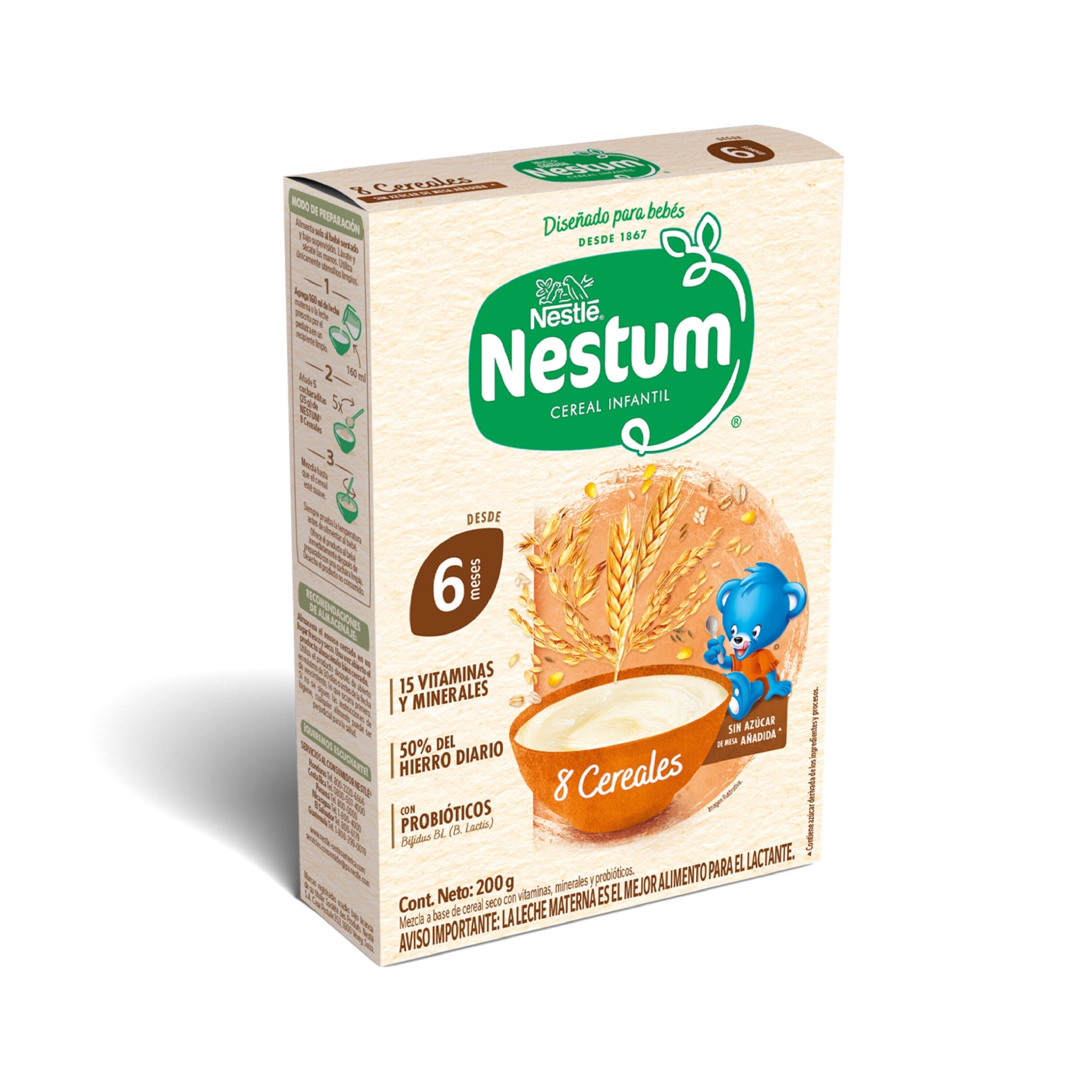 Cereal Infantil NESTUM® 8 Cereales