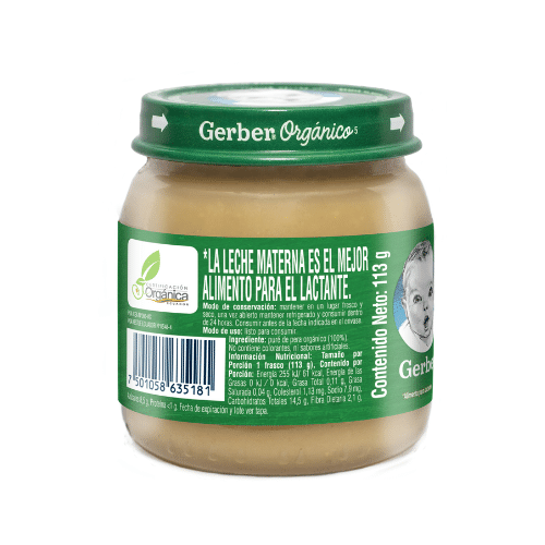 Colado Gerber Orgánico de Pera Reverso