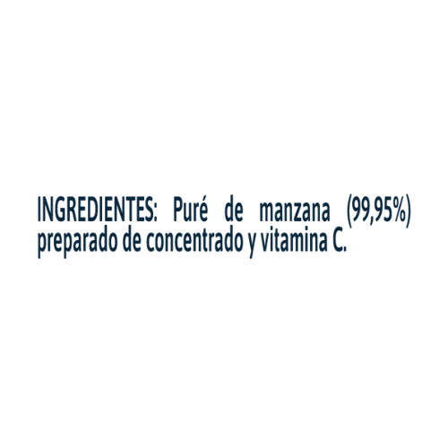 Colado Gerber de Manzana Doy Pack Ingredientes