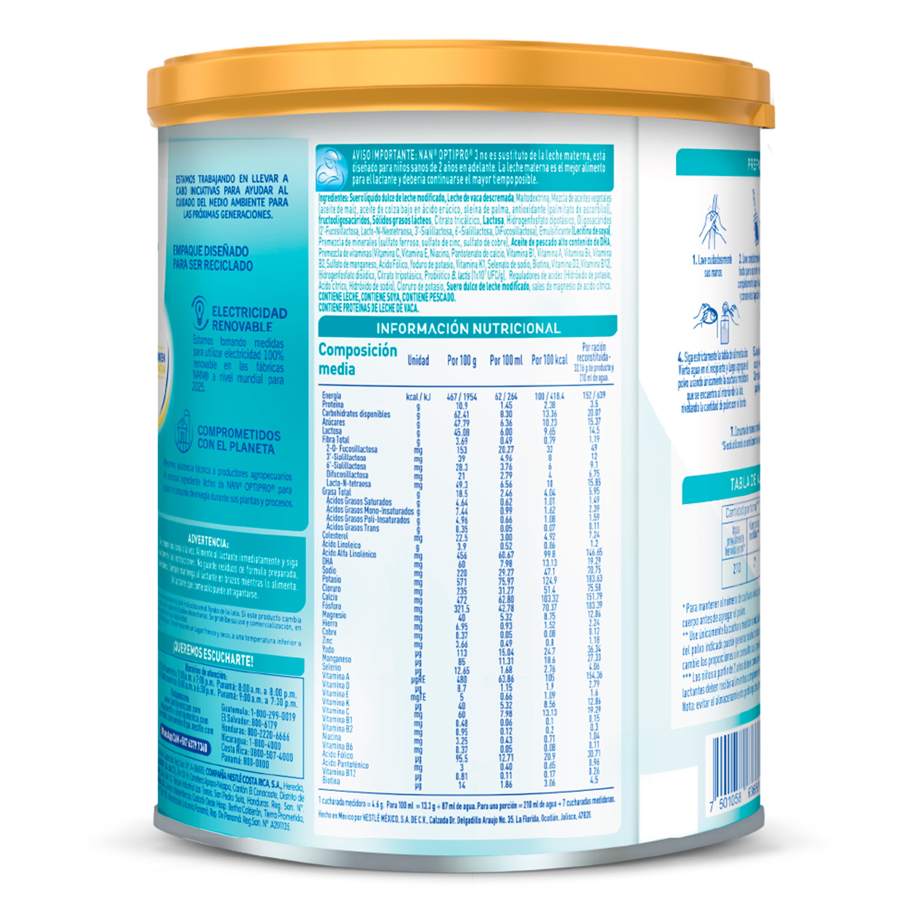 Alimento lácteo NAN® OPTIPRO® 3 