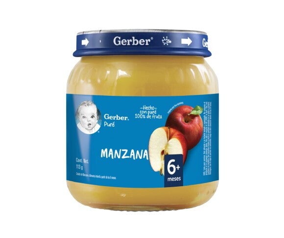 frasco gerber manzana 113
