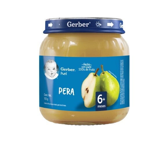 frasco gerber pera 113g