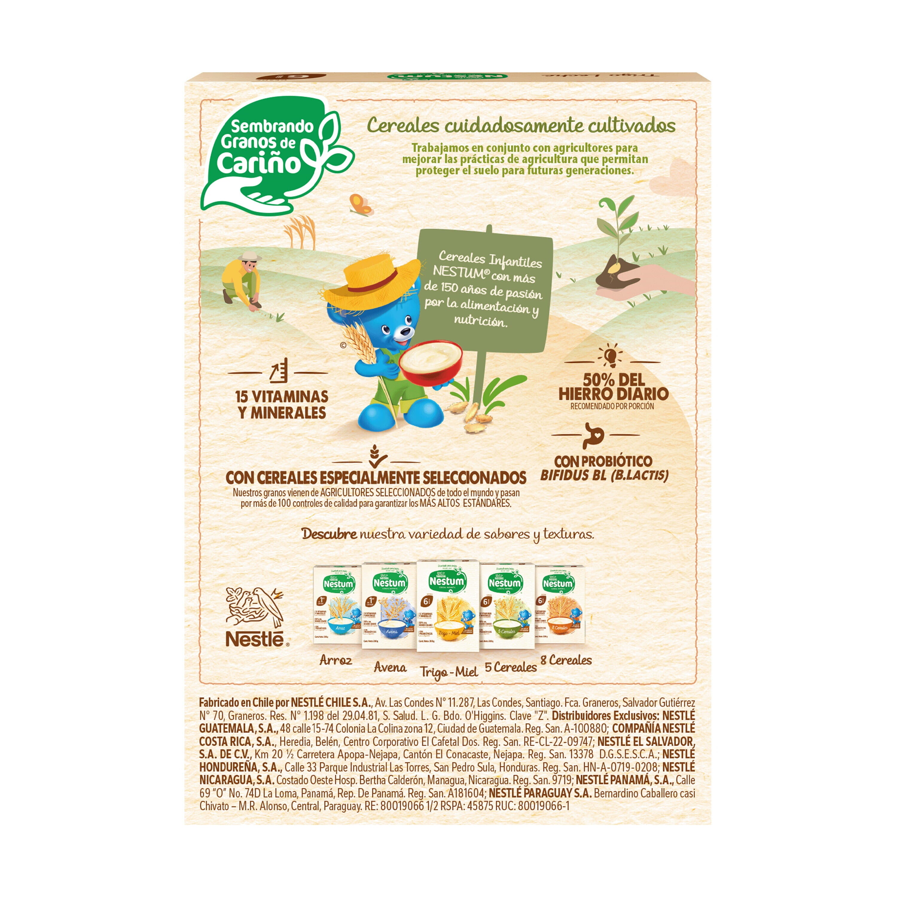 Cereal Infantil NESTUM® Trigo con Leche