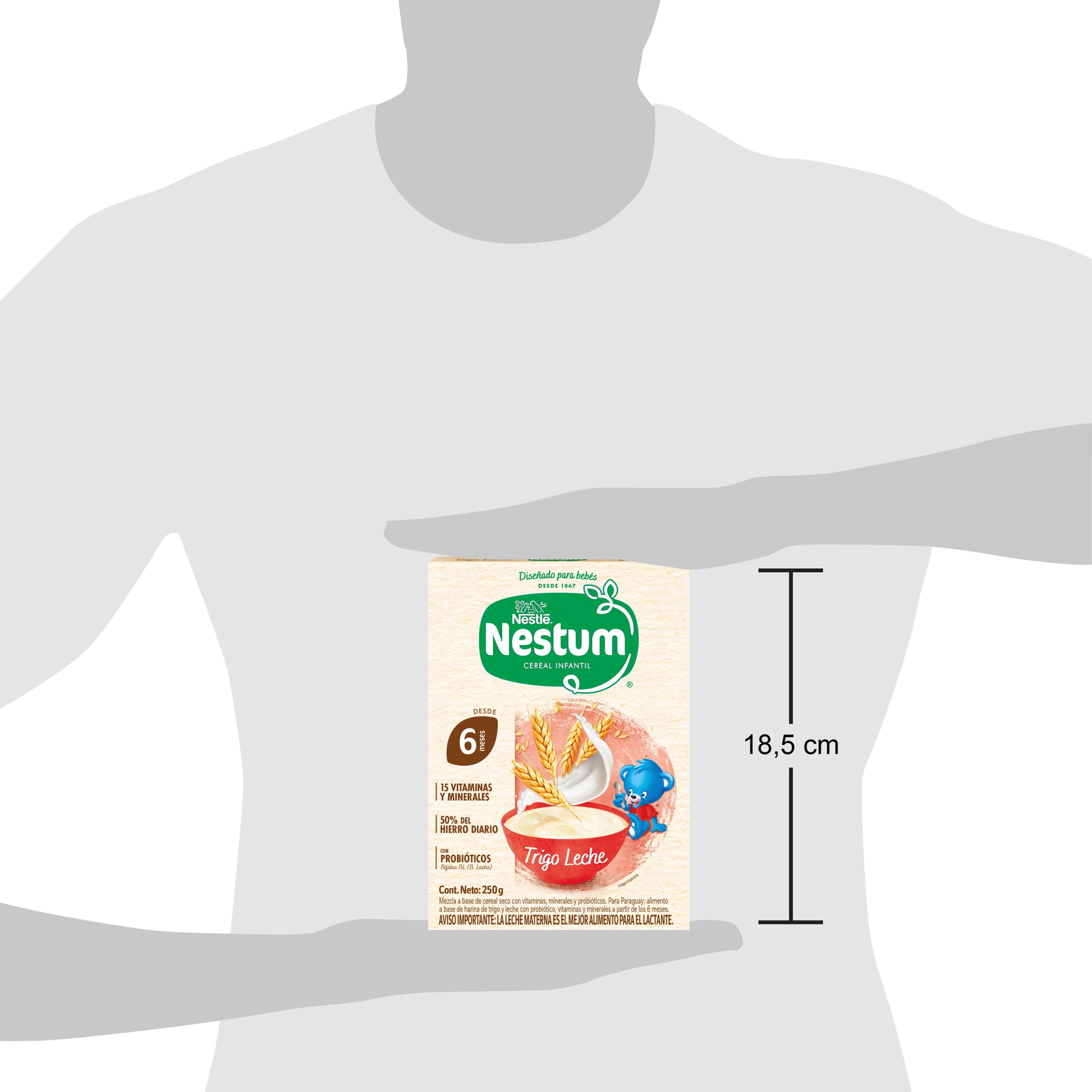 Cereal Infantil NESTUM® Trigo con Leche