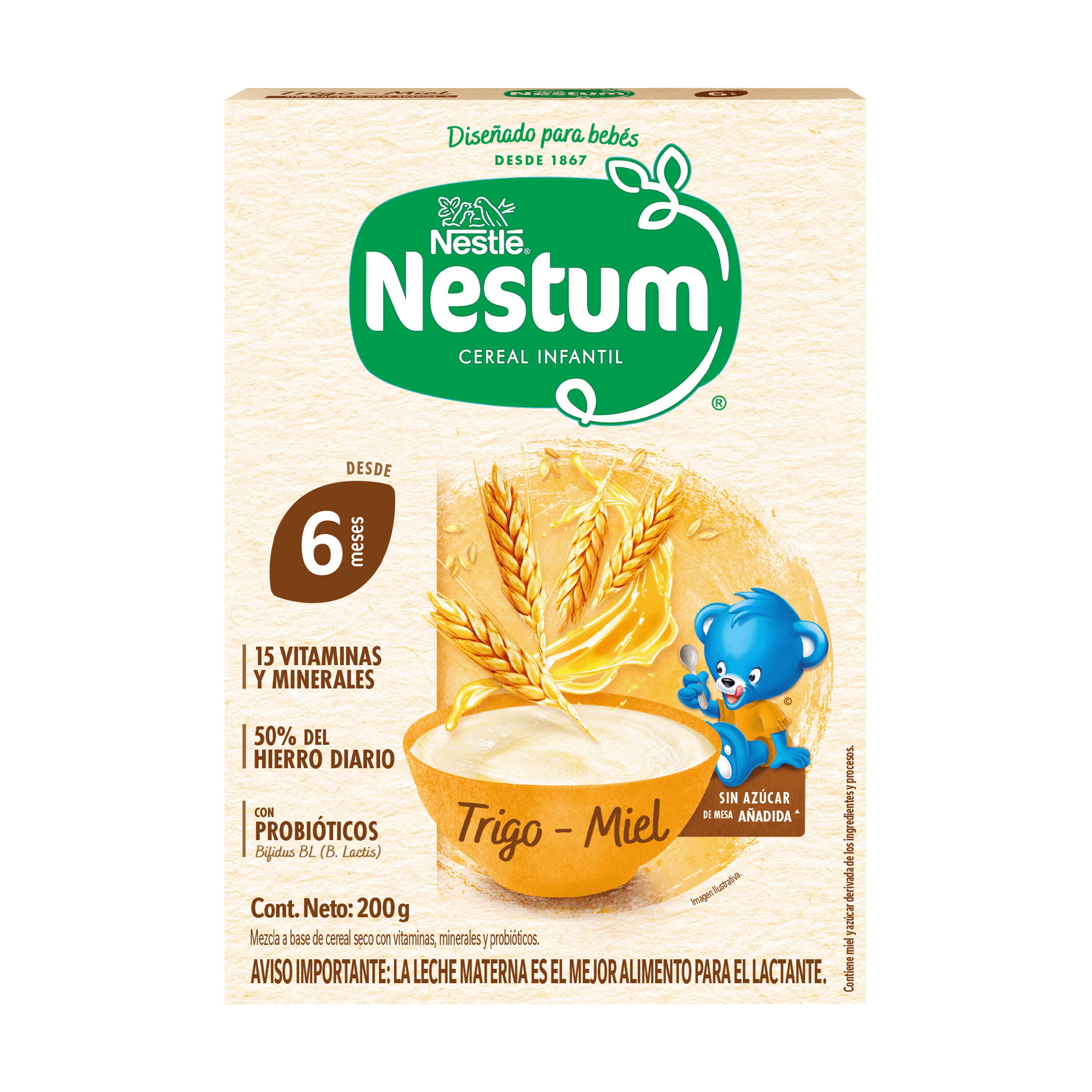 Cereal Infantil NESTUM® Trigo Miel