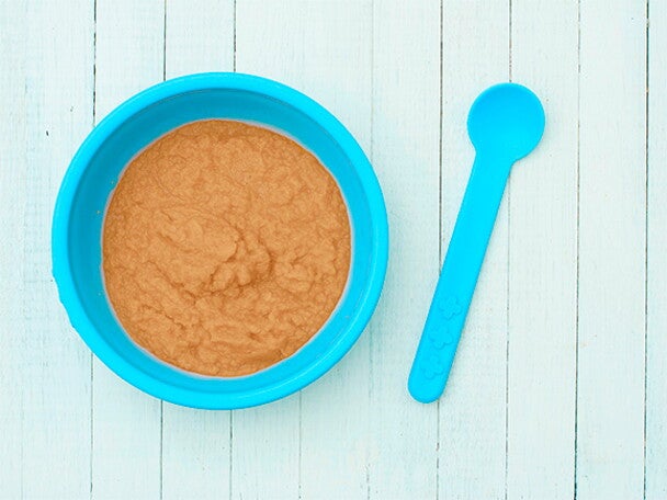 Papilla de papaya y pera Papilla de papaya y pera