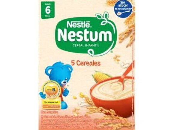 Cereal infantil nestum 5 cereales sin azucar