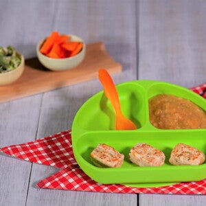 Nuggets de pollo con verduras