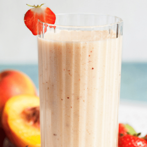 Receta Batido con Cereal Infantil con Leche CERELAC con Fresa y Melocotón