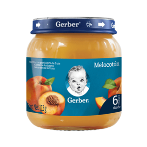 Colado Gerber de Melocotón Frasco de 113g Colado Gerber de Melocotón Frasco de 113g