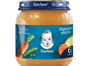 Colado Gerber de Vegetales Mixtos Frasco de 113g Colado Gerber de Vegetales Mixtos Frasco de 113g