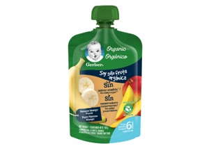 Colado Gerber Pouch Orgánico Plátano Mango Colado Gerber Pouch Orgánico Plátano Mango