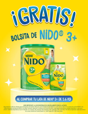 Promo NIDO3+ Promo NIDO3+
