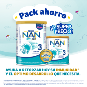 Pack Ahorro NAN® OPTIPRO® 3 Pack Ahorro NAN® OPTIPRO® 3