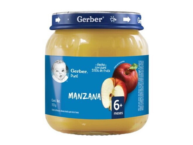 frasco gerber manzanza 113g frasco gerber manzanza 113g