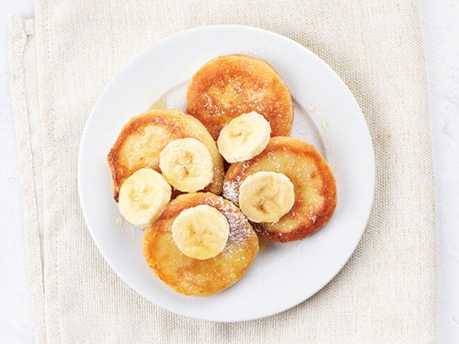 Pancake de avena con banana Pancake de avena con banana