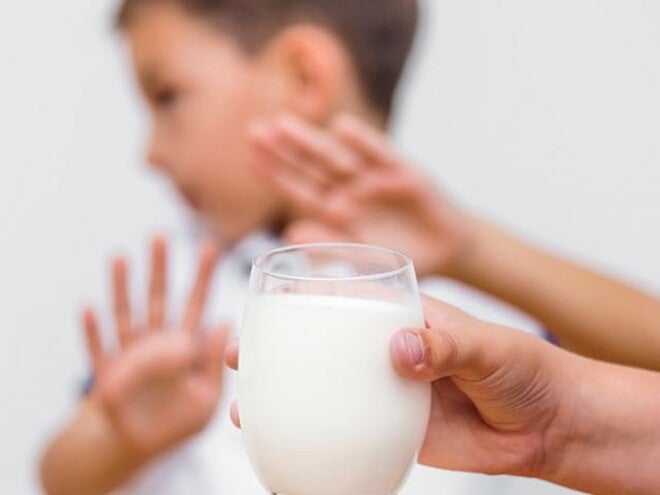 La leche dentro de su composición, además de grasas, vitaminas y minerales, tiene proteínas y carbohidratos (azúcares). El principal azúcar de la leche es la lactosa. Cuando se habla de alergia se refiere a una reacción excesiva del sistema de defensas La leche dentro de su composición, además de grasas, vitaminas y minerales, tiene proteínas y carbohidratos (azúcares). El principal azúcar de la leche es la lactosa. Cuando se habla de alergia se refiere a una reacción excesiva del sistema de defensas