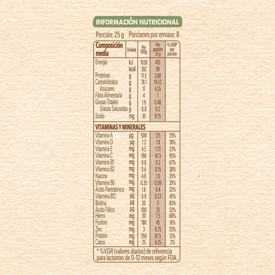 Cereal Infantil NESTUM® 8 Cereales