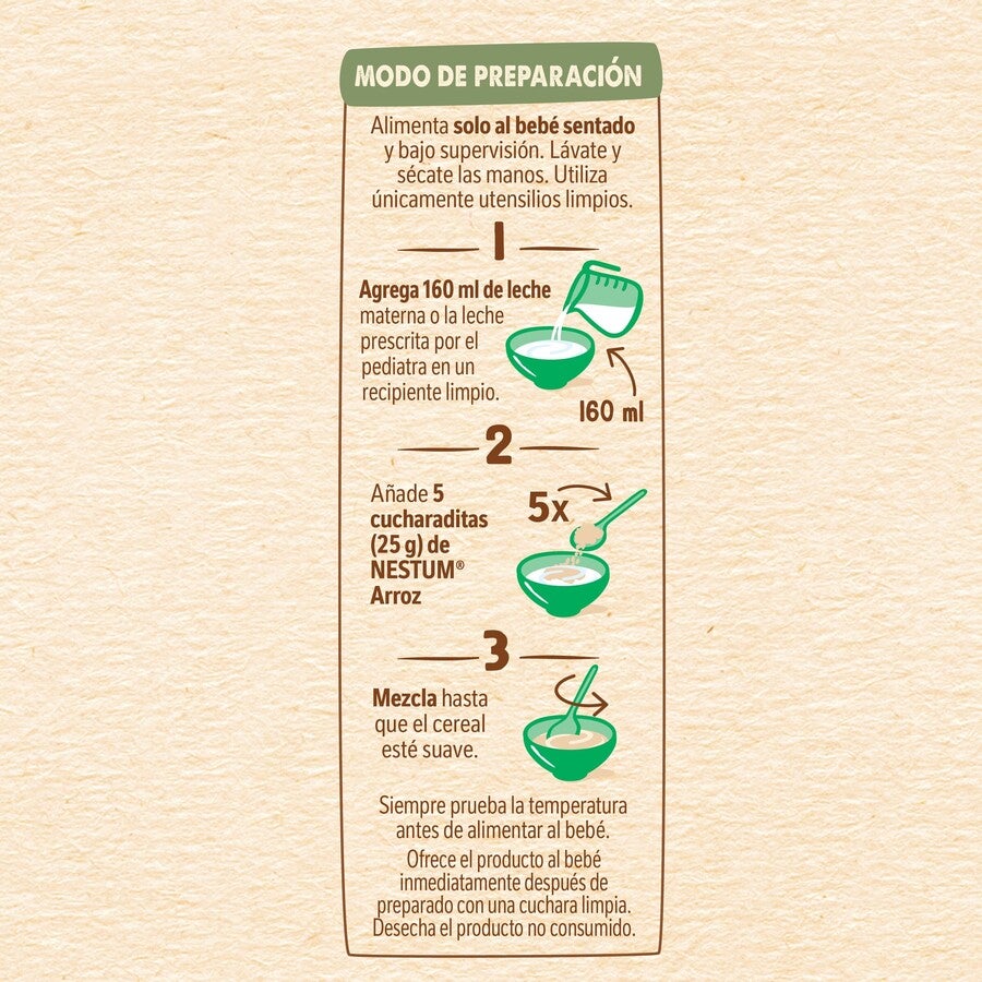 Cereal Infantil NESTUM® Arroz