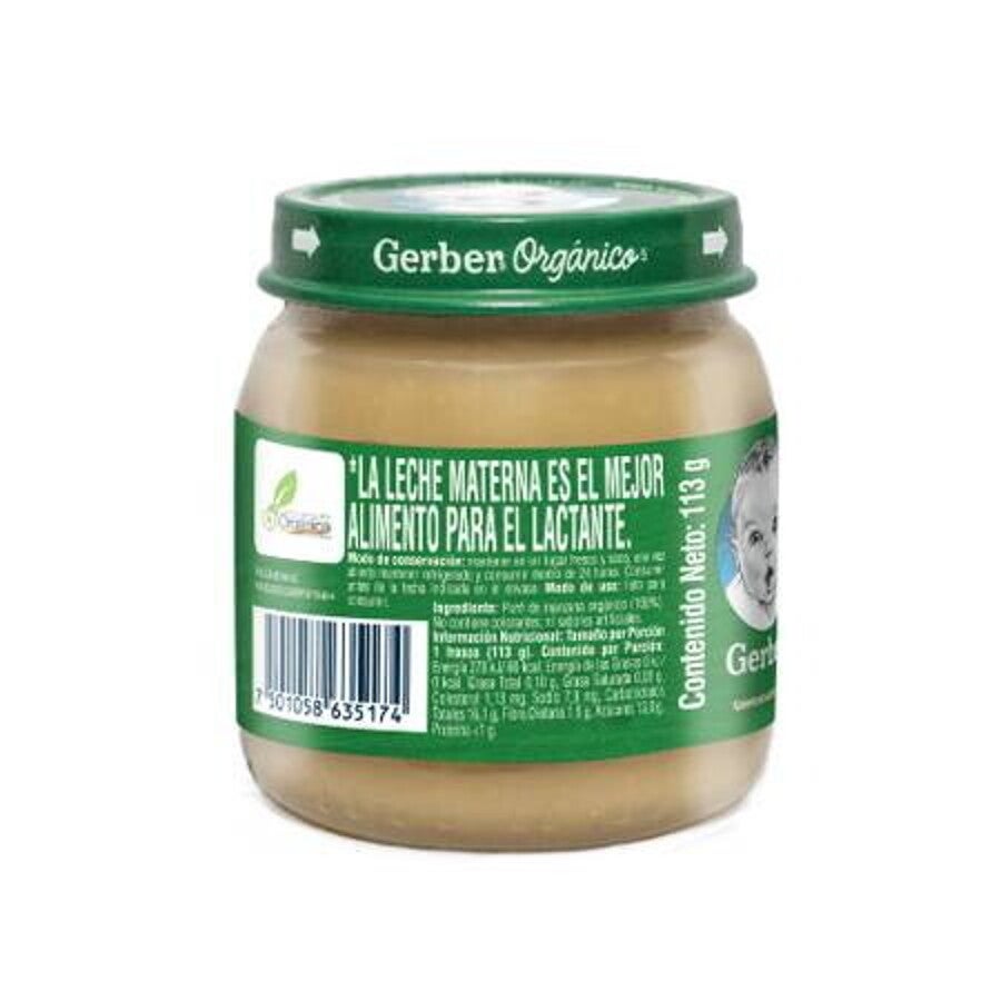Colado Gerber Orgánico de Manzana Reverso