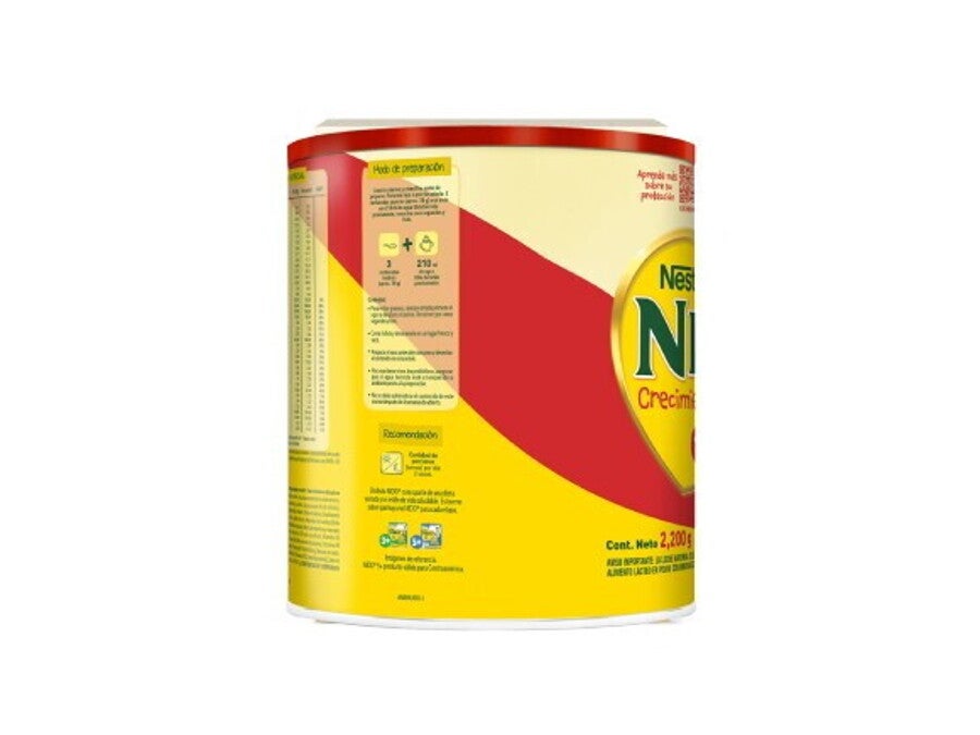 Imagen de lado de la promoción de la leche nido mas caja nestum