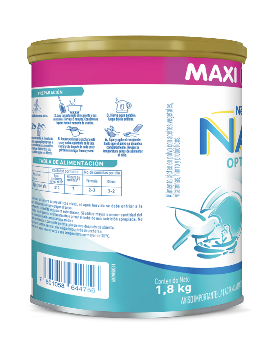 NAN® OPTIPRO® 3 lata de 1.8kg más 350g gratis​