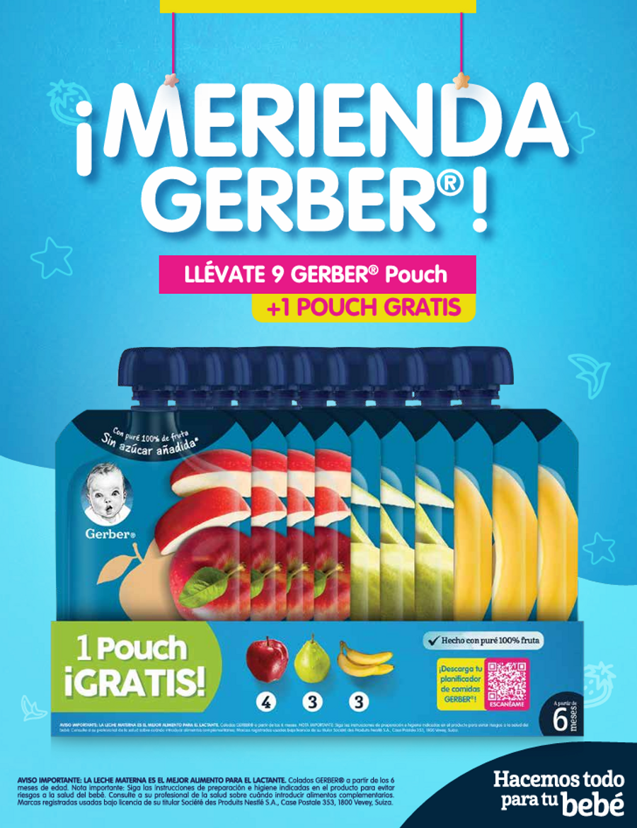 ¡MERIENDA GERBER®!