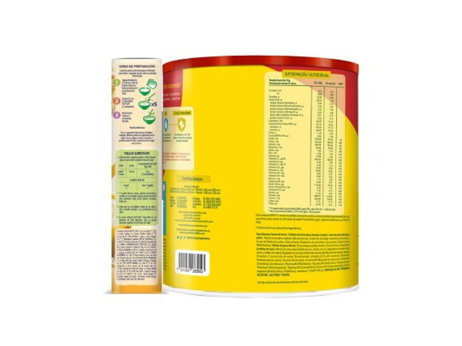 Imagen trasera de la promoción de la leche nido mas caja nestum