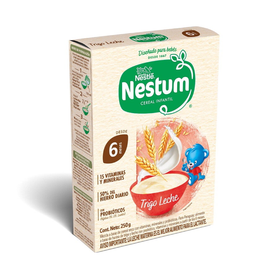 Cereal Infantil NESTUM® Trigo con Leche