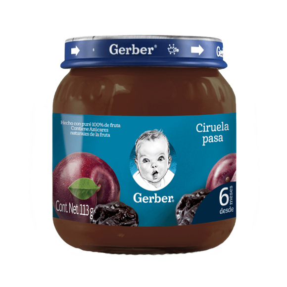 Colado GERBER de Ciruela Pasa Colado GERBER de Ciruela Pasa