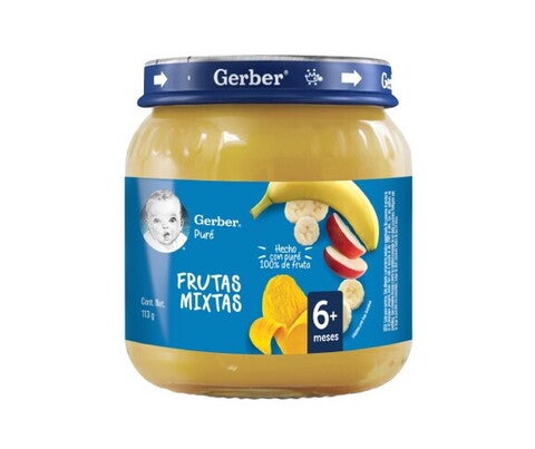 gerber frutas mixtas 113g